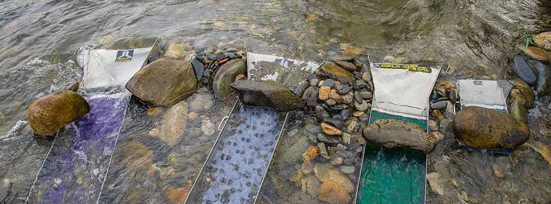 Sluice d'orpaillage, une rampe de lavage adaptée à la pratique